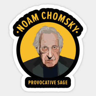 Noam Chomsky: Voice of Dissent Sticker